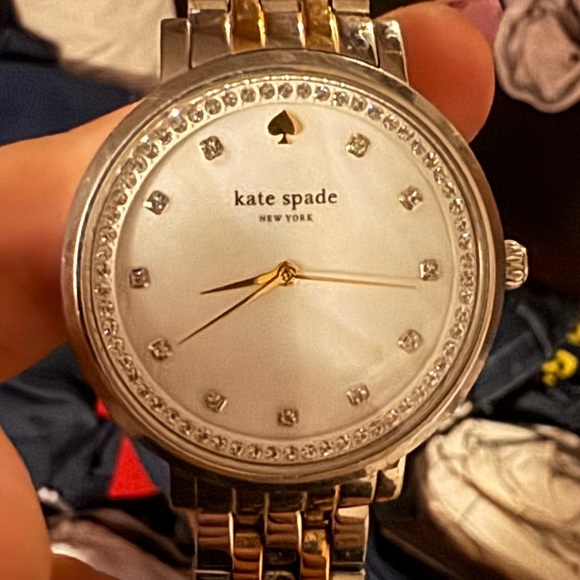 Kate Spade Two-Tone Crystal Watch - Picture 3 of 3